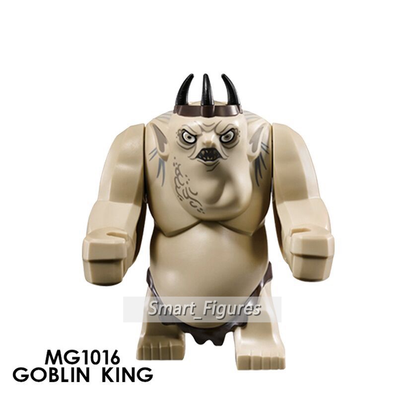 Goblin King Minifigures Hobbit Series MG1016 Partikel Kecil Blok Bangunan Mini Angka Mainan Hadiah Goblin King