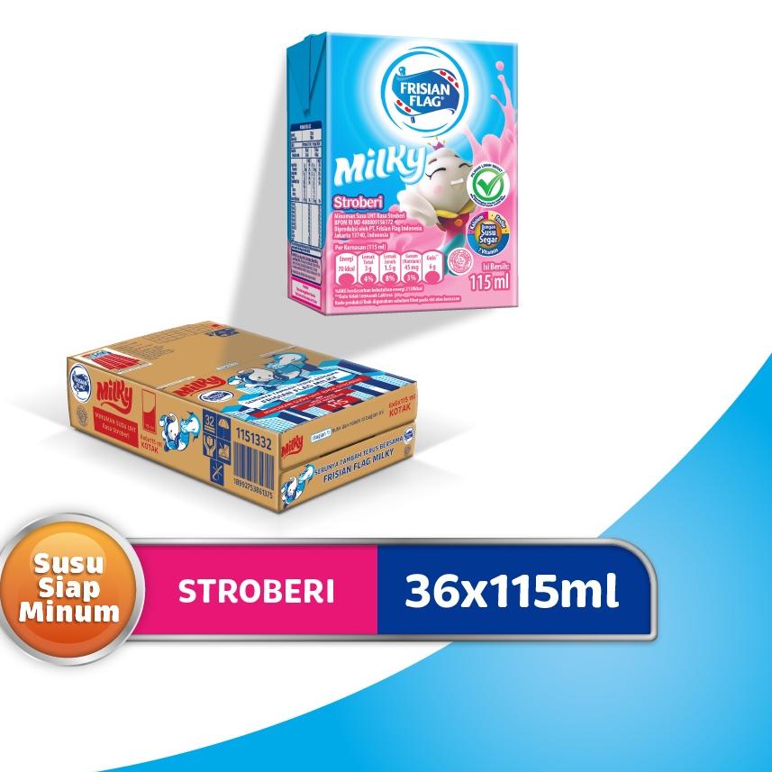 

Terbaru[TD4]-Frisian Flag UHT Milky Strawberry 36x115ml