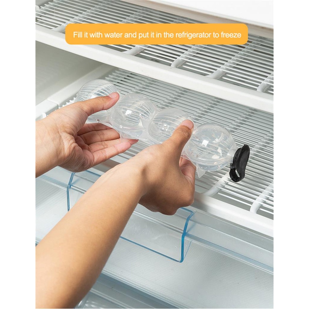 [GROSIR] Alat Cetak Es Batu / Cetakan Es Batu Ice Ball Maker 1 PCS - Transparan