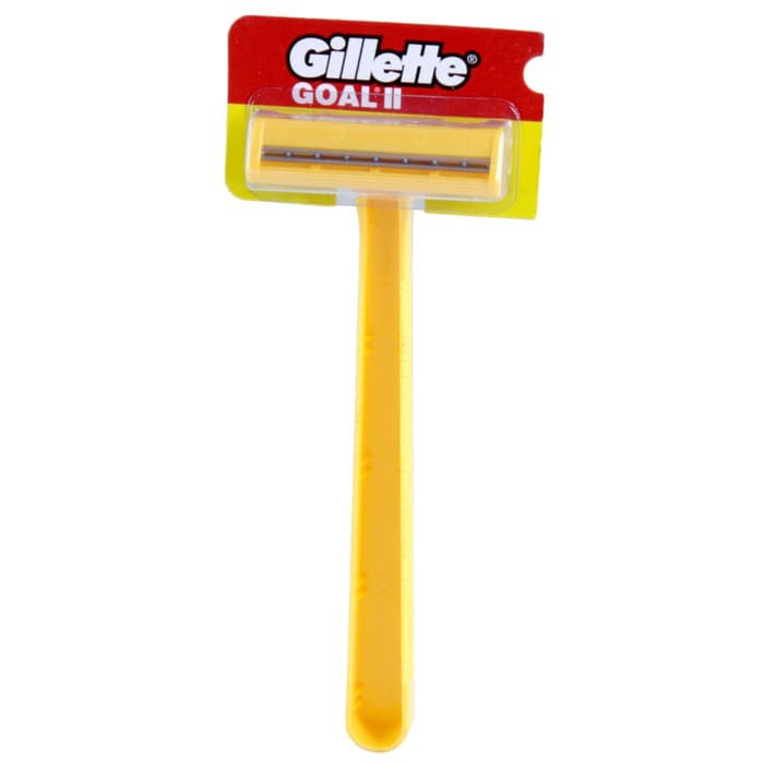Gillette Goal II Warna Kuning 1 pcs | Alat Cukur Silet Gillette Murah