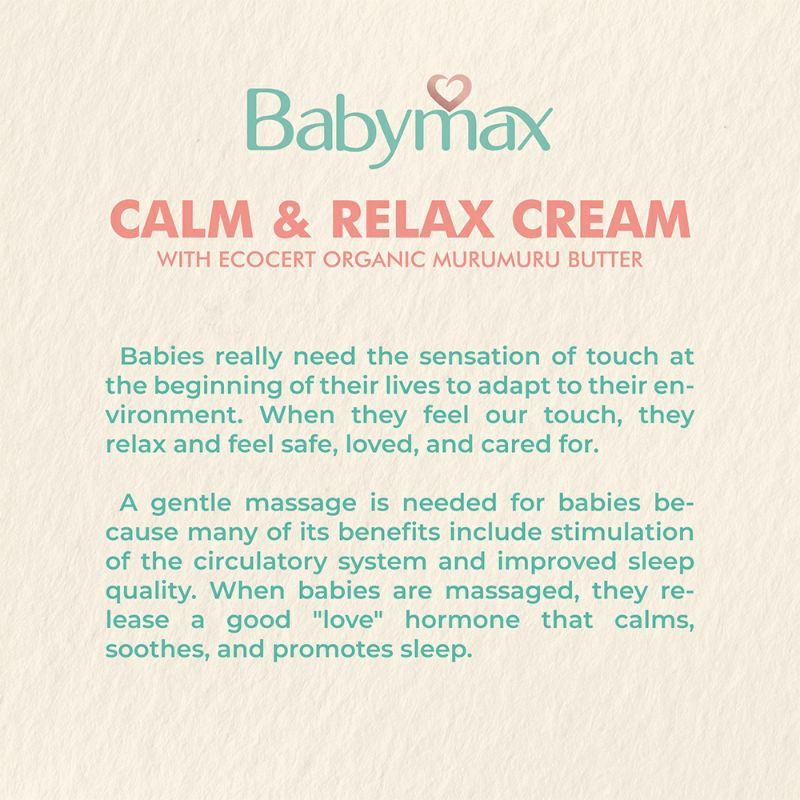 Babymax Calm &amp; Relax Cream 25gr - For Belly &amp; Back