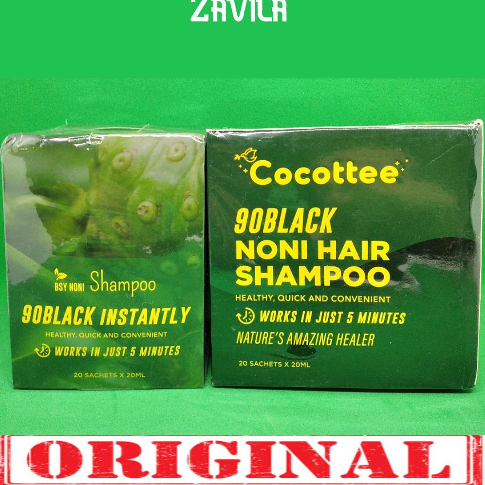 Shampoo Penghitam Rambut Shampo Noni Goblack Cocottee fvkvd