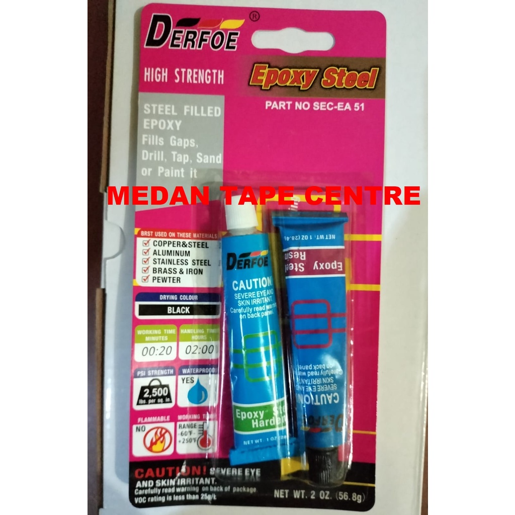 

LEM DERFOE PLASTIC STEEL EPOXY/LEM BESI 5 MENIT