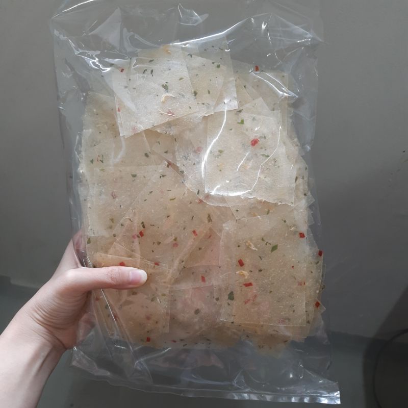 

(500g) Opak Mentah khas Siantar non vege dan vege