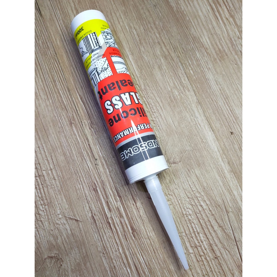 Handsome Lem Sealant Silen Lem Botol 300ml Lem Tabung SIlicone Glass Sealant