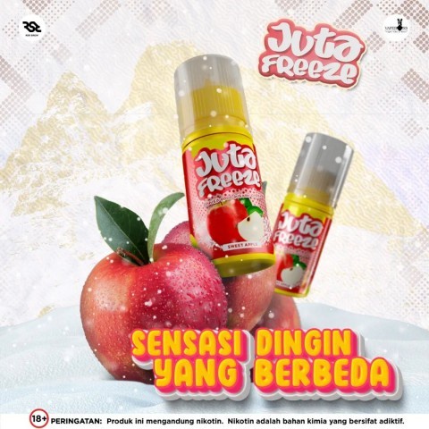 JUTA FREEZE SERIES SALT NIC 30ML Authentic BY RSR BREW X VAPEBOSS