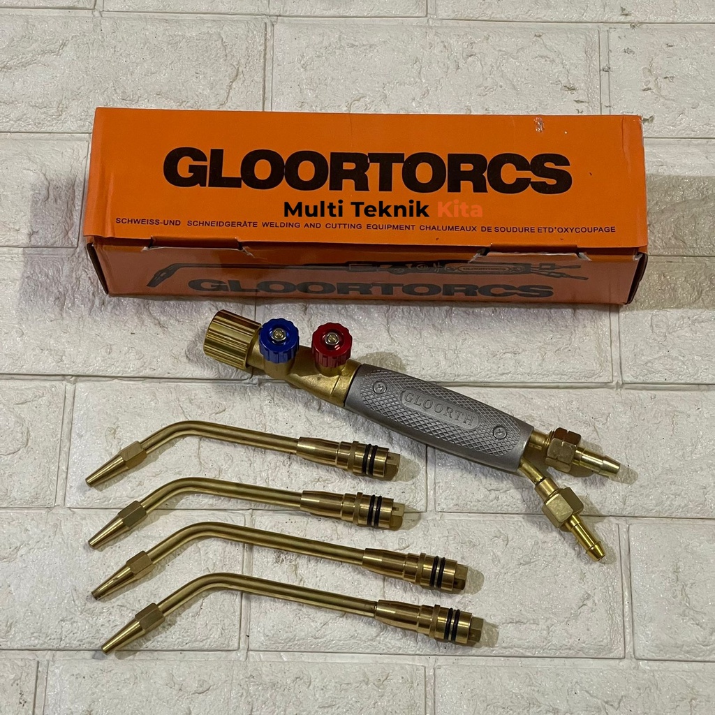 Alat Blender Las Karbit Gloortorch Welding Torch Gloortourch Oxygen LPG GLOOR TORCH KEPALA LAS BESI 