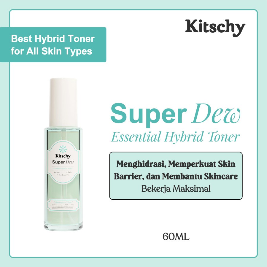 ❤ MEMEY ❤ KITSCHY Super Dew Essentials Hybrid Toner 60ml