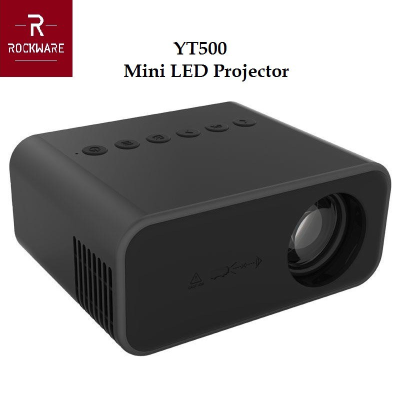 AKN88 - ROCKWARE RW-YT500 - Mini Portable LED Projector 24 ANSI Lumens