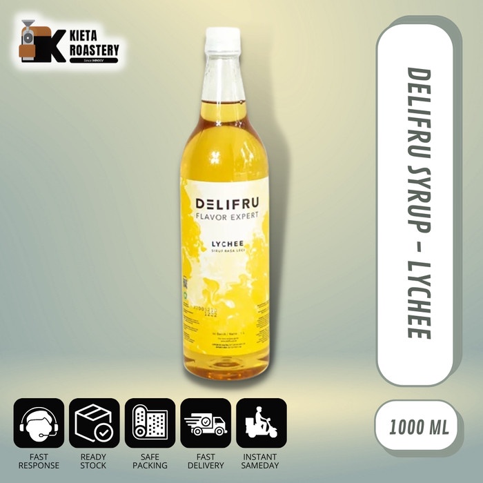 

SYRUP DELIFRU LYCHEE 1000ML
