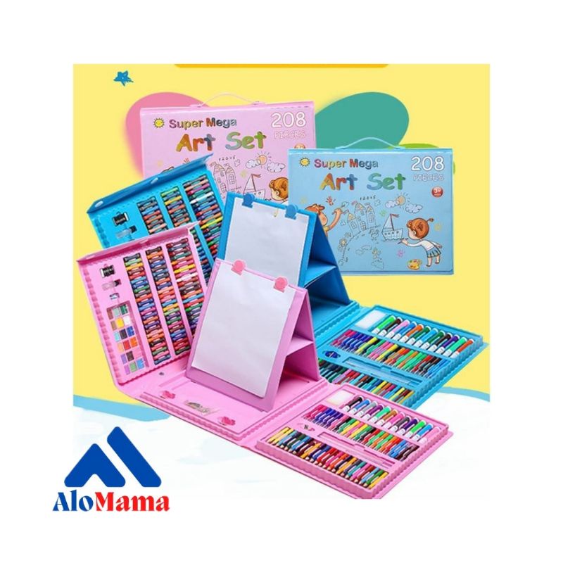 

Alomama - Art Set 208 / Krayon seni Menggambar & Mewarnai