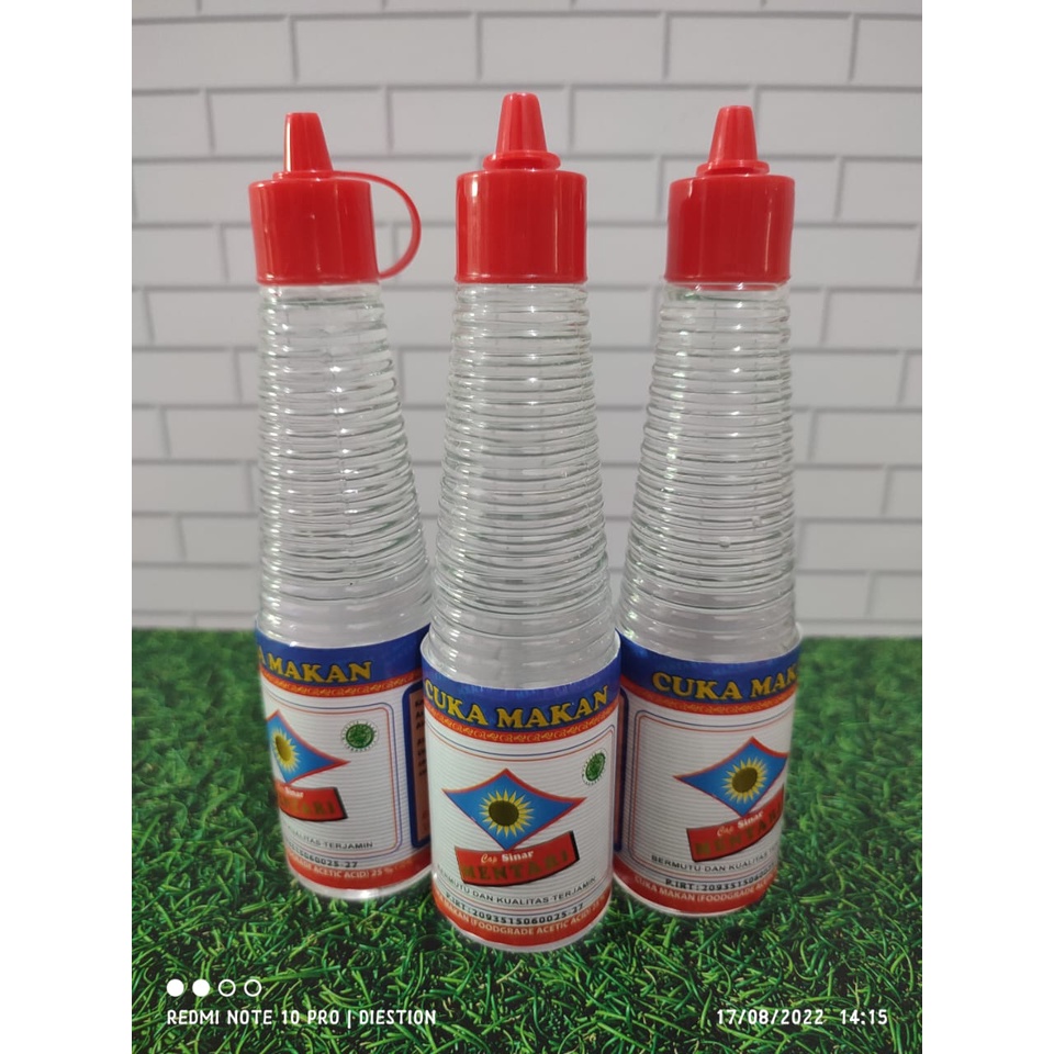Paket Cuka Makanan 3 Botol [150mL]