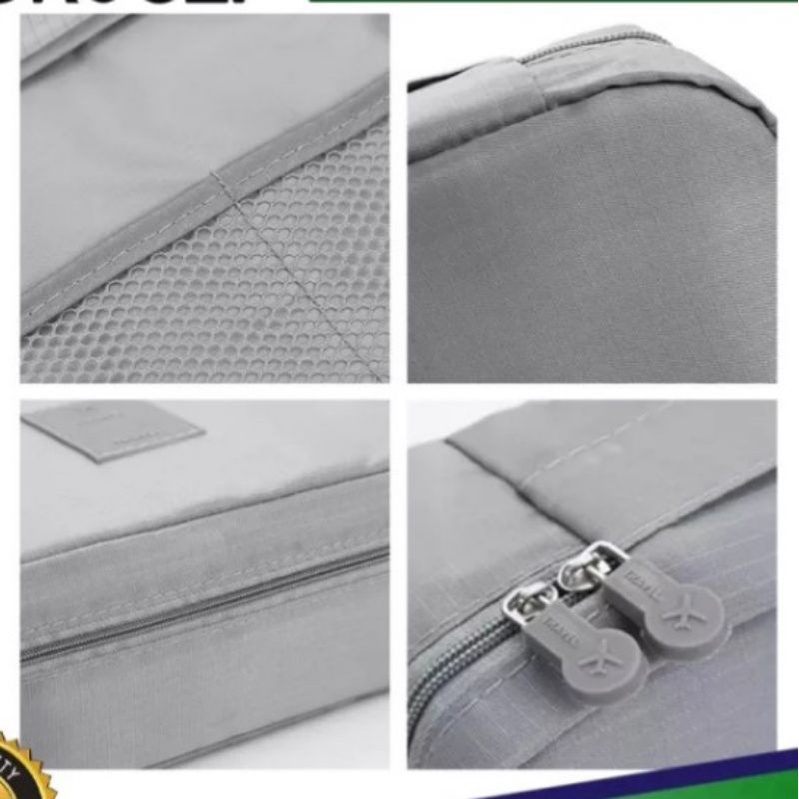 Tas kosmetik cable pouch tempat penyimpanan serbaguna travel organizer