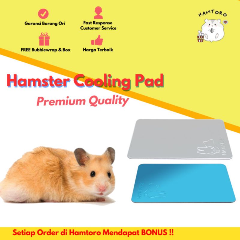 Hamtoro Cooling Pad Alas Tidur Hamster Sejuk Anti-Dehidrasi