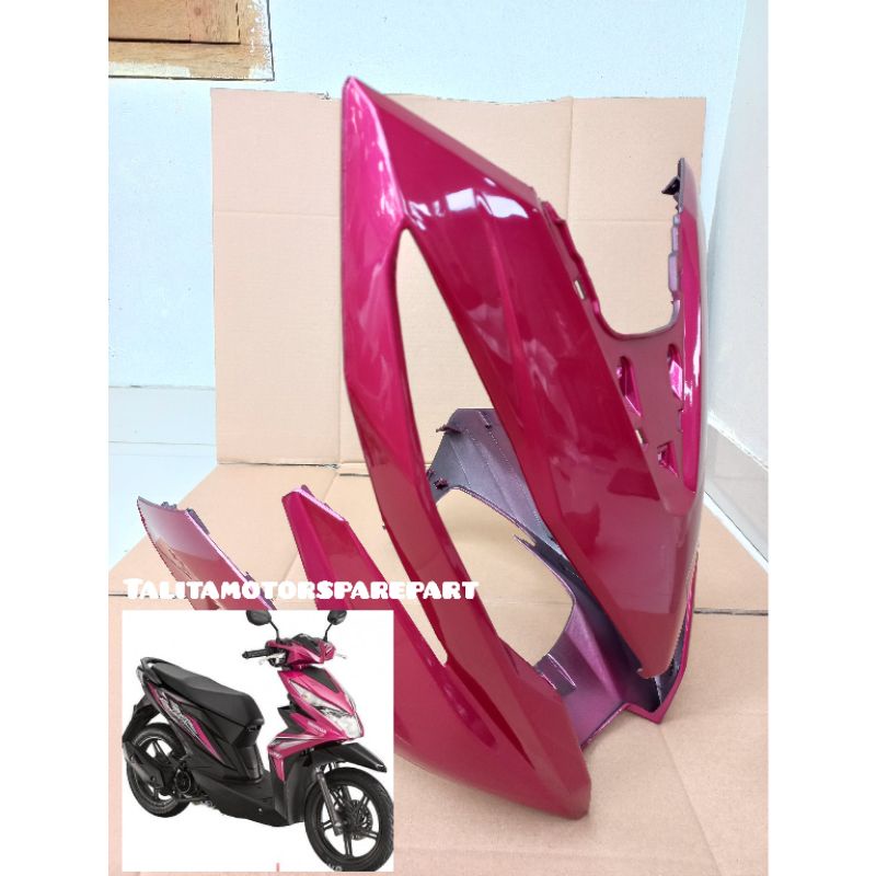 Cover body Tameng depan beat ESP pink