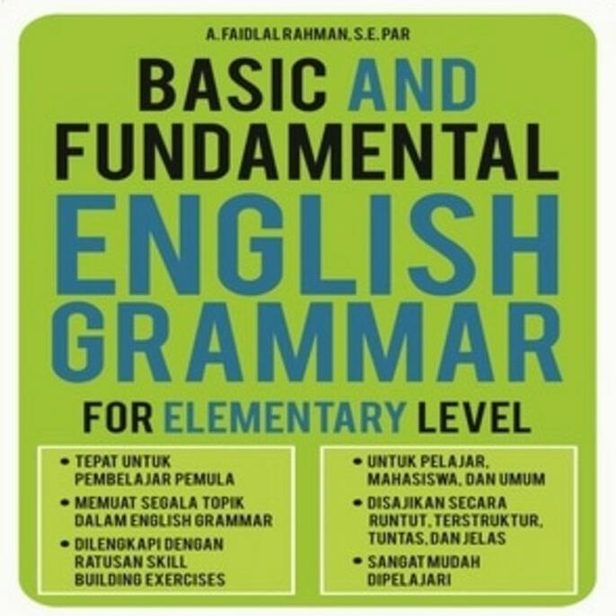 

Basic And Fundamental English Grammar For Elementary Level