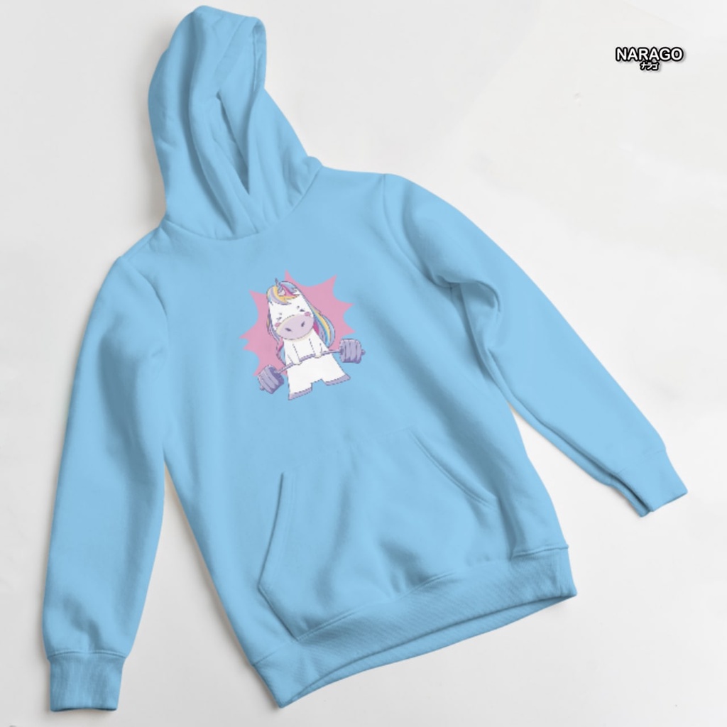 Nara.Grosir - Hoodie Jumper Cute Unicorn l Sweater Hodie Unisex