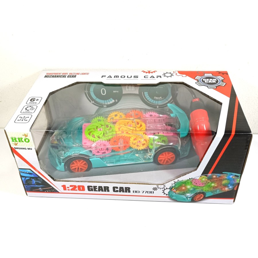 Gear Car R/C Remote Control remote control mobil transparan