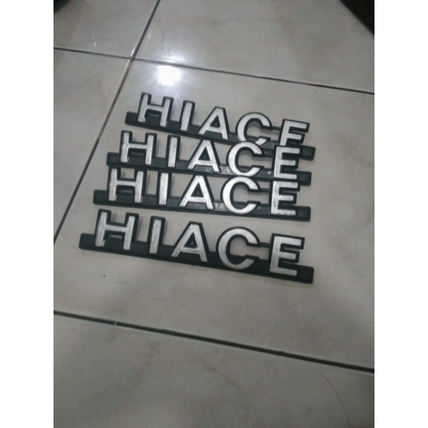 emblem pintu toyota hiace jadul bulat