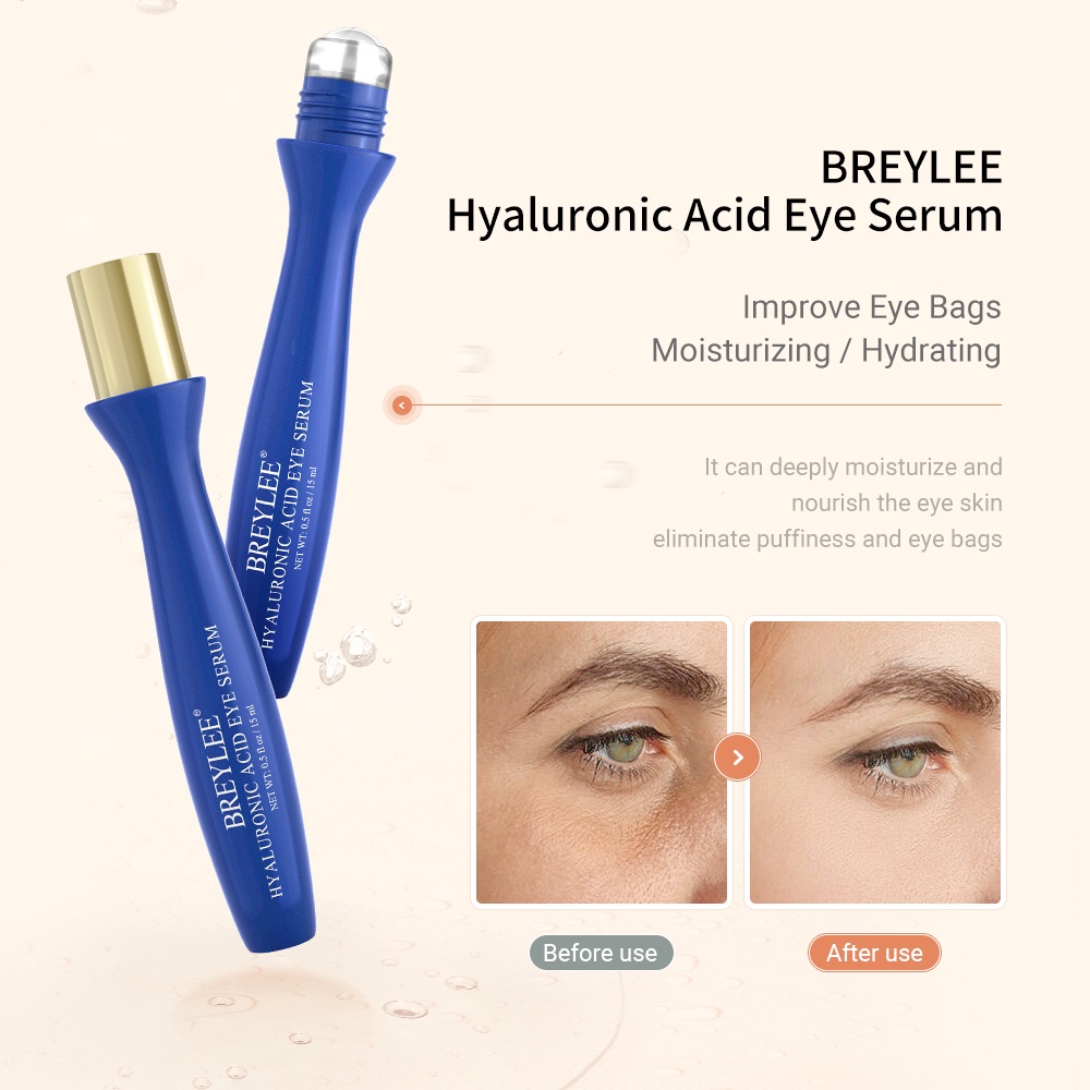 (READY) BREYLEE Eye Serum Vit C Retinol Hyaluronic BY1695 1671 Menyamarkan Garis Halus/Mencerahkan