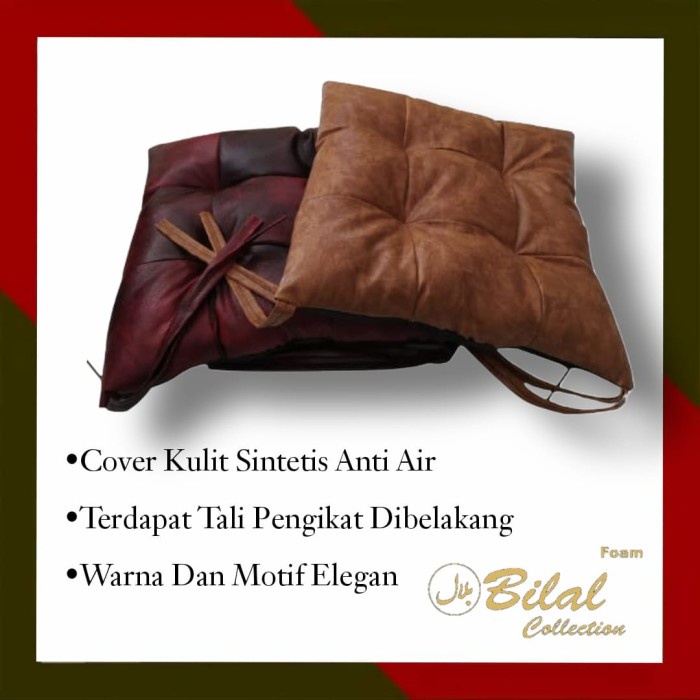 Bantal Alas Duduk Premium waterproof / Alas Duduk Kursi Serbaguna Ukuran 40x40