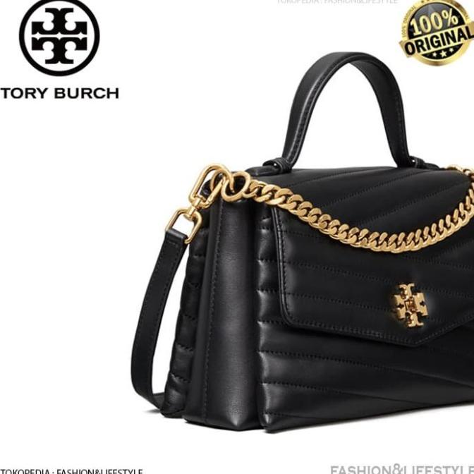 Tory Burch Kira Chevron Top Handle Satchel Bag Original 100% Authentic