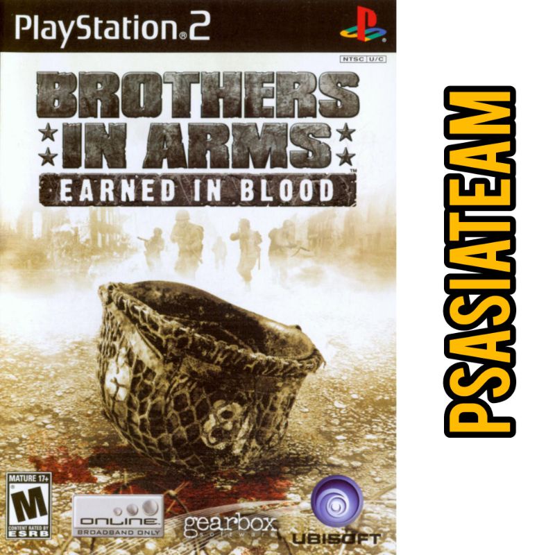 Kaset PS2 Brother In Arms Earned in Blood