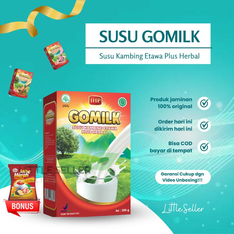 

[ - ] - SUSU KAMBING ETAWA GOMILK 200 GRAM - susu untuk memperkuat tulang | menjaga kesehatan paru | original bariklana 100%