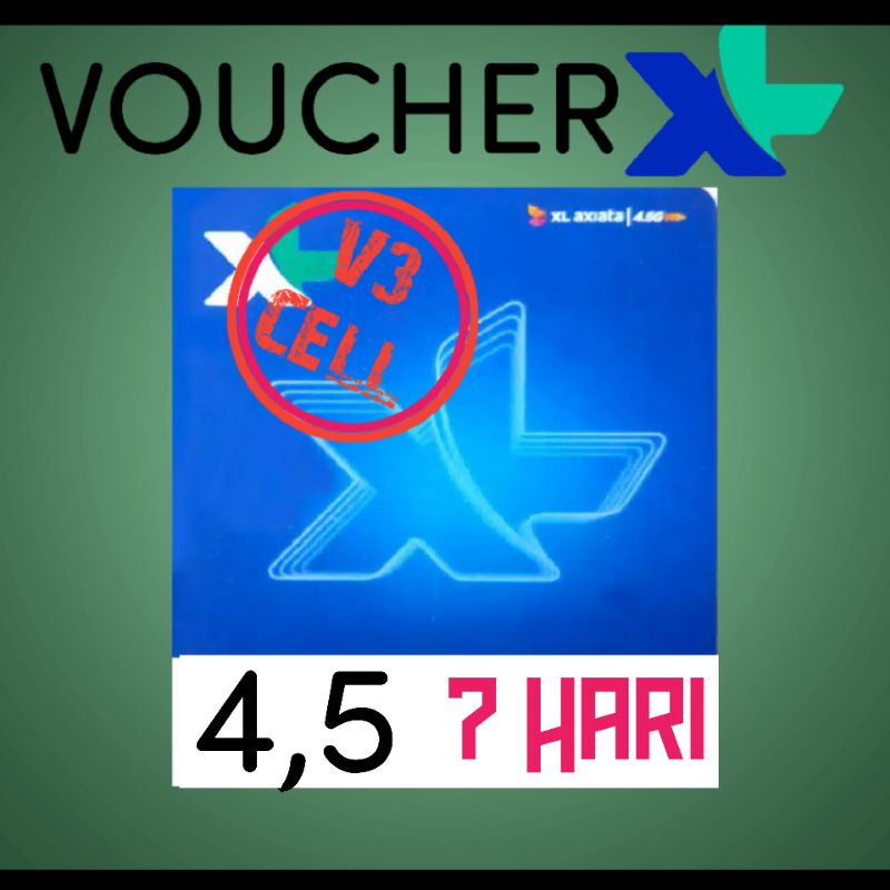 Voucher XL 4,5 GB 7 Hari