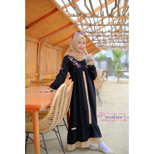 ABAYA MODERN / GAMIS ANAK HITAM / GAMIS ANAK REMAJA / ABAYA ANAK REMAJA MODERN