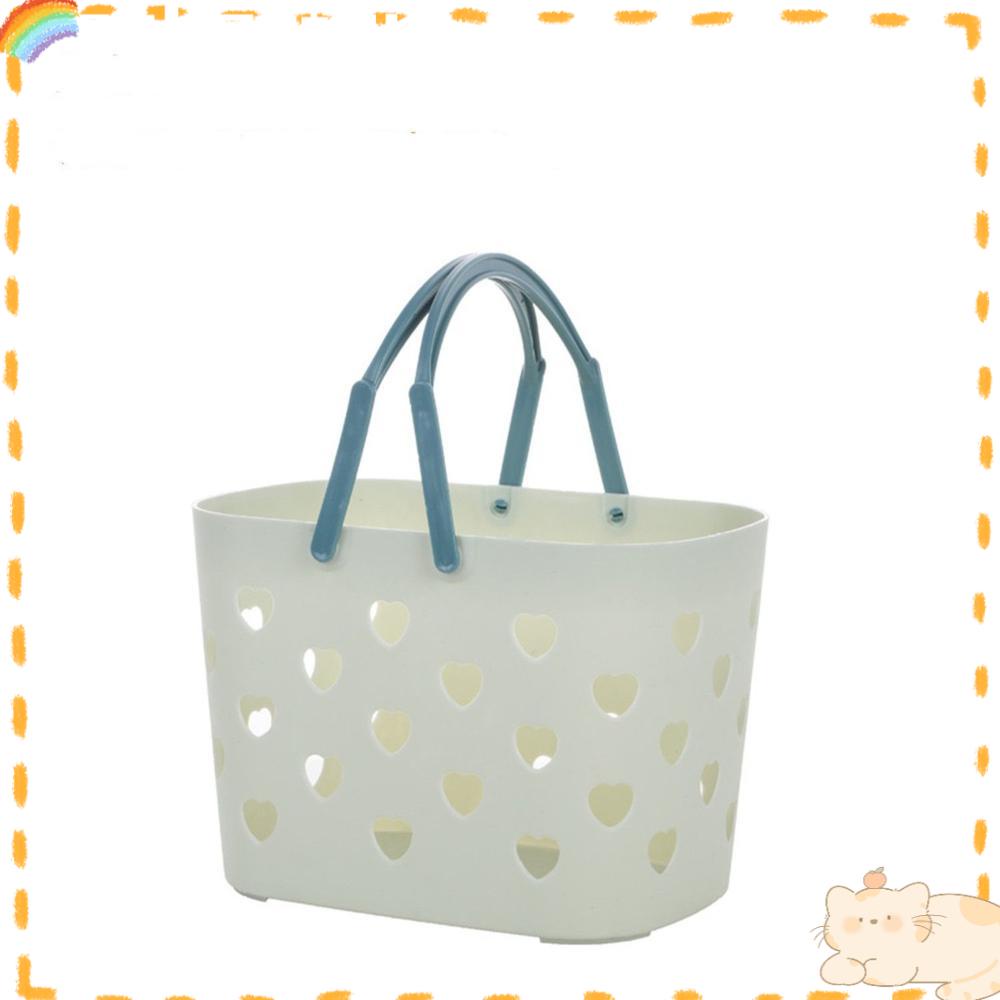 Solighter Shower Tote Home Portable Tempat Organizer Mandi Plastik