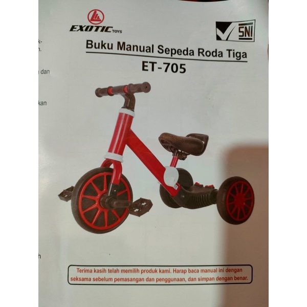 Sepeda Balance Exotic ET 2103 / 705