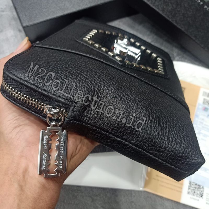 Handbag P Plain Leather Logo PP Clutch Tas Tangan Super Premium Quality