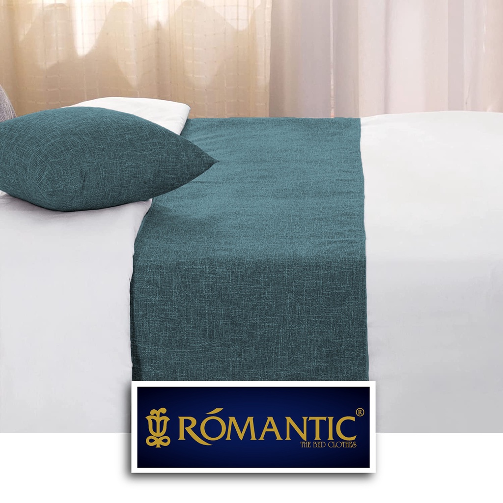 Bed Runner / Selendang kasur Denim by ROMANTIC standard Hotel minimalis