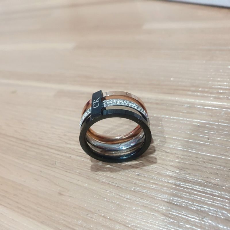 Cincin Titanium asli Harga perpcs Rosegold Anti karat anti alergi Ring Stainless steel ori Premium Quality Ct013