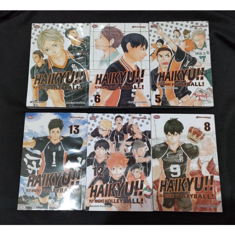 Komik Original Haikyuu preloved second seken jual satuan/cabutan