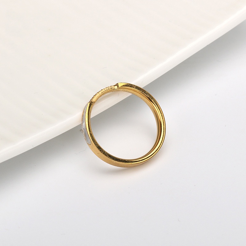 Cincin enam zircon titanium anti karat harga grosir bisa cod