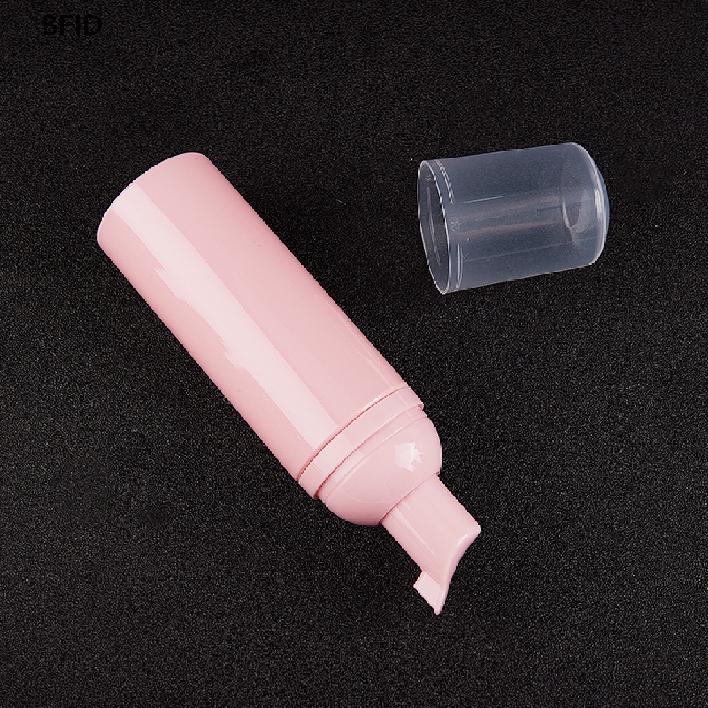 [BFID] Botol Pump Busa Plastik 50ml Pink Botol Kosmetik Pembersih Bulu Mata Wajah Kosong [ID]