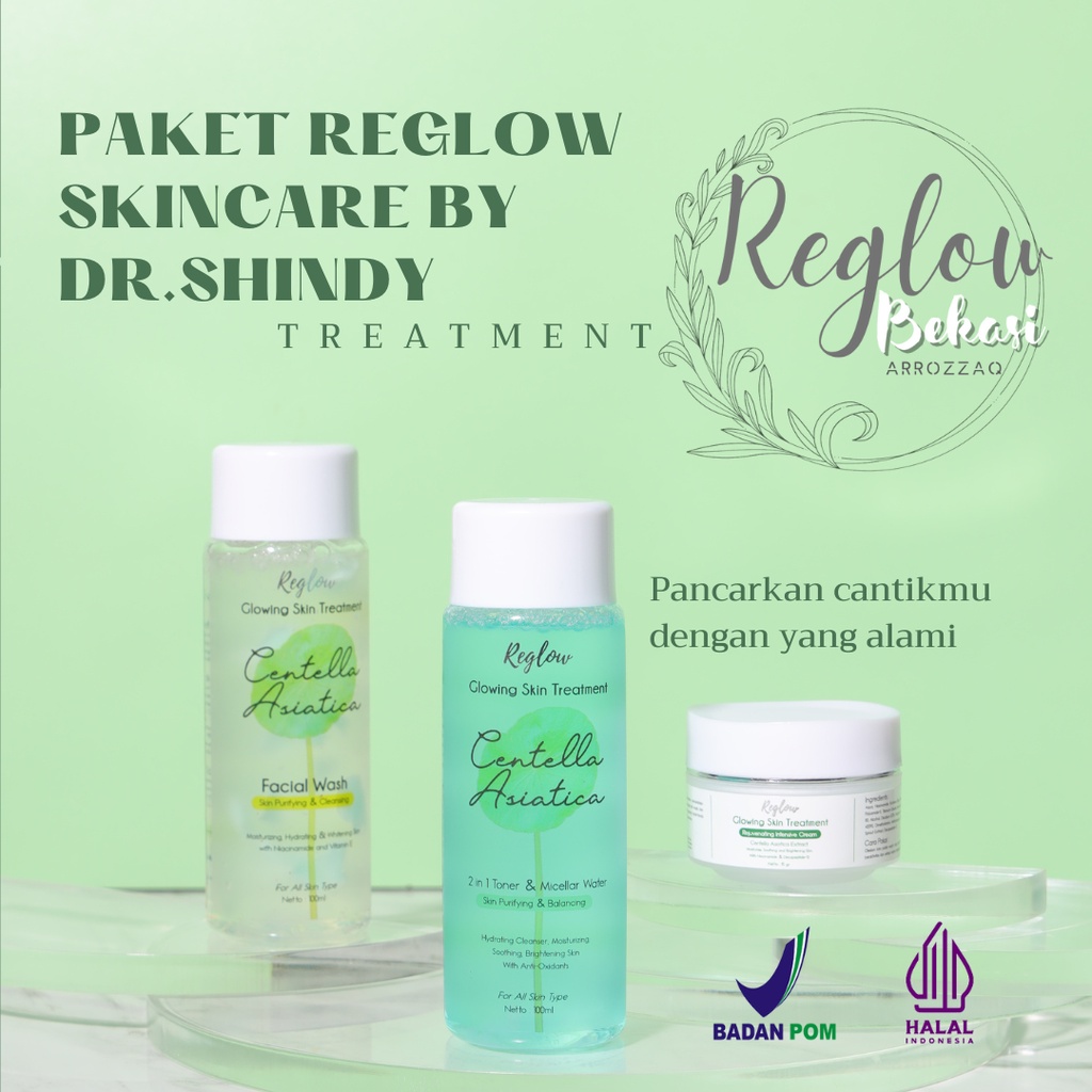PAKET BASIC REGLOW SKINCARE BY DR.SHINDY