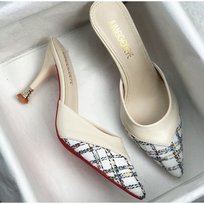 Heelsslop 3W wanita import realpict
