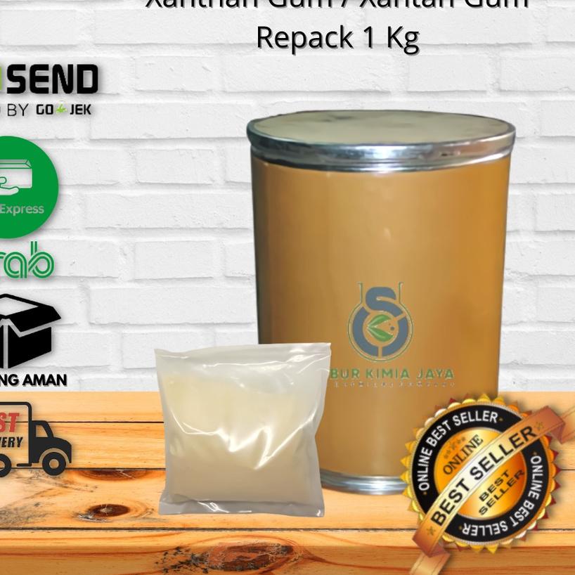 

✱ Xanthan Gum 1 Kg / Xantan gum / pengental ( food grade ) ❉