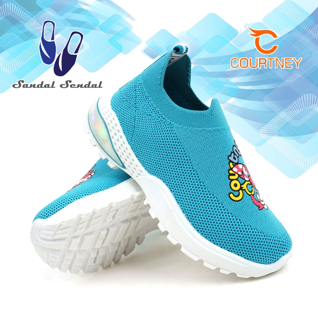 Sepatu Anak Perempuan LED By Ardiles-Courtney Chucky Carmen Biru