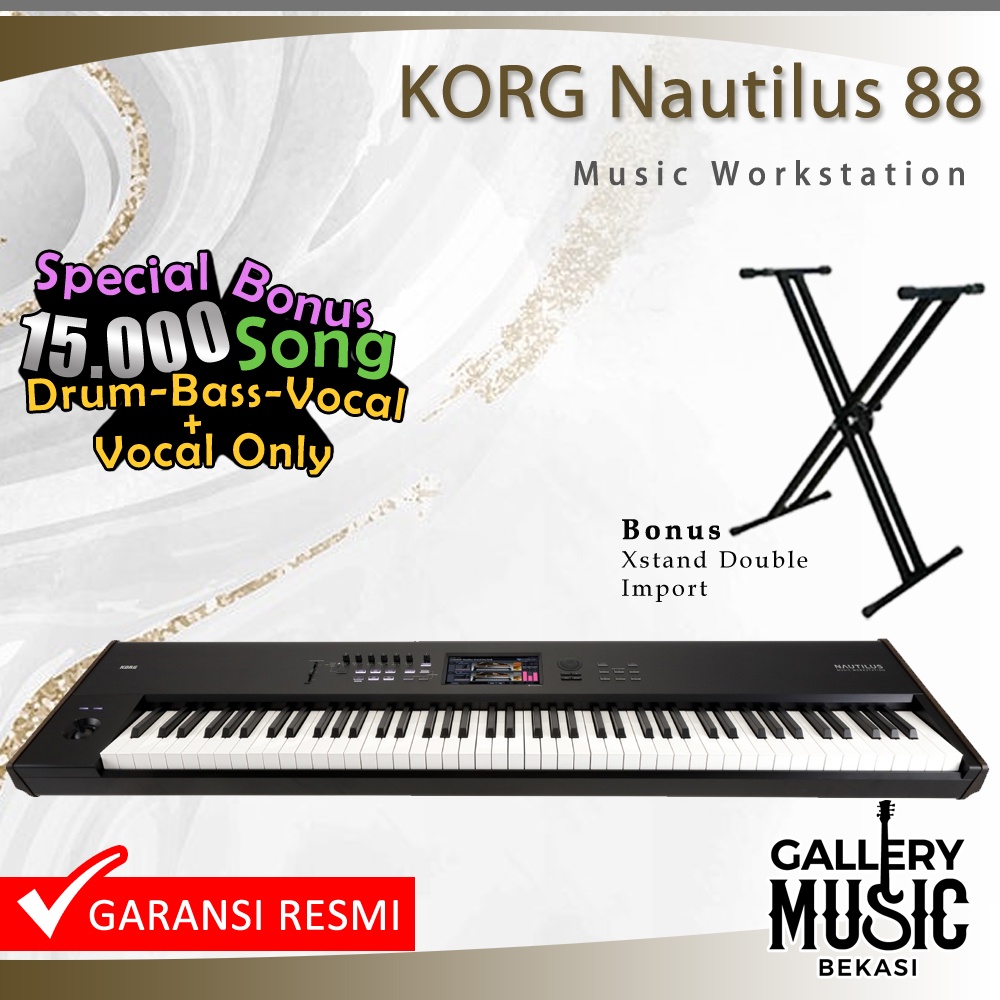 KORG Nautilus 88 Keyboard Music Workstation / Nautilus88 / 88-Keys