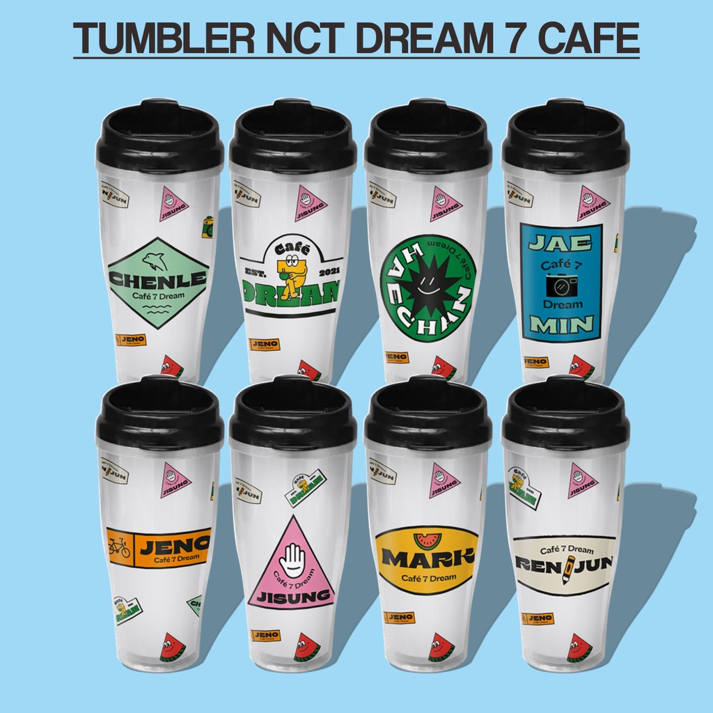 Botol Tumblr tumbler nct dream 7 dream cafe
