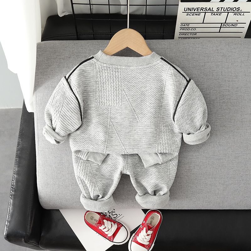 JUNE_COLLECTIONS SETELAN SET ANAK COWOK CEWEK HOODIE ANAK SWEATER ANAK LENGAN PANJANG CELANA ANAK OOTD ANAK LAKI-LAKI #702
