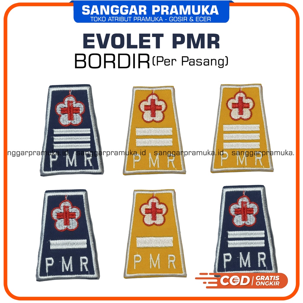 Evolet Pmr / Dek Pmr / Atribut Pmr bordir