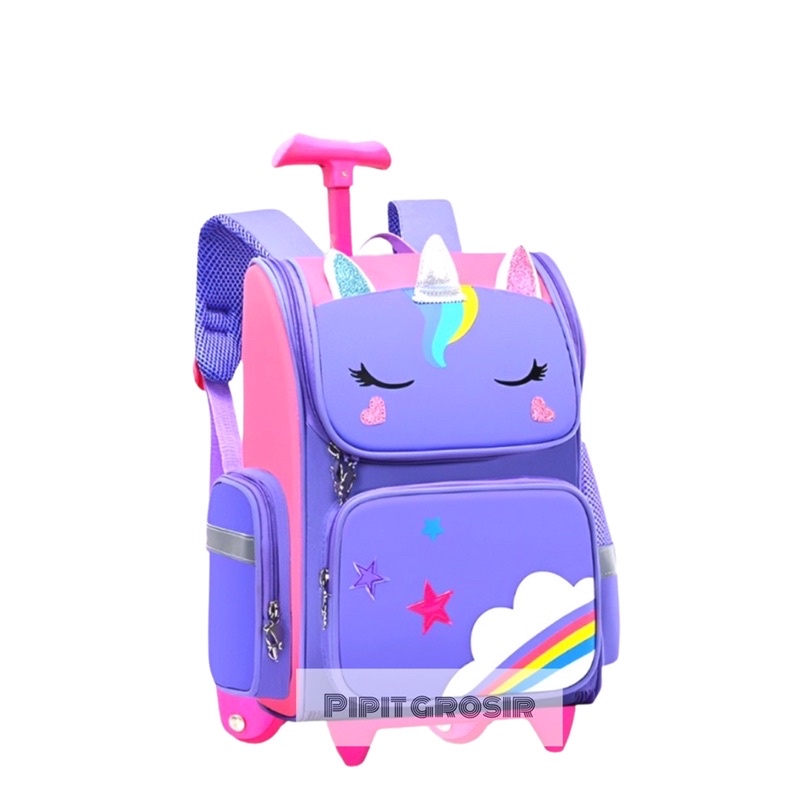 Tas Ransel Troli anak unicorn kudaponi lucu yang lagi viral