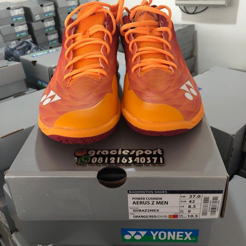 Sepatu Yonex Aerusz2 Red Orange