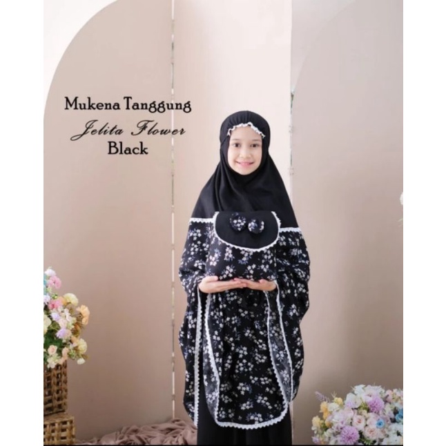 Mukena anak tanggung jelita flower by Lessy.id