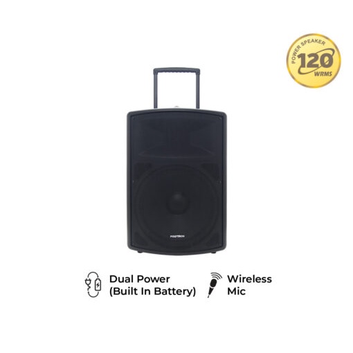 SPEAKER POLYTRON PASPRO PAS-PRO 15F3 + MICROPHONE WIRELESS